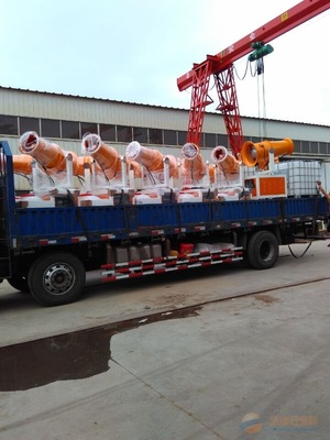 青岛喷雾除尘设备---青岛龙华杰机械制造QLH-20雾炮